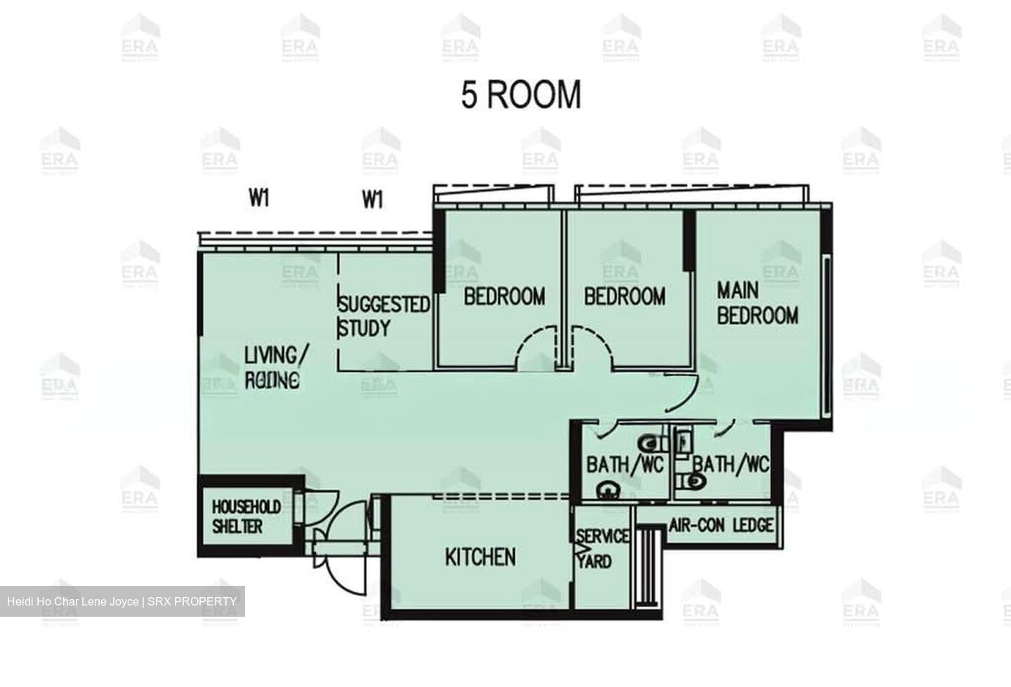 Blk 377A Hougang Rivercourt (Hougang), HDB 5 Rooms #577833271